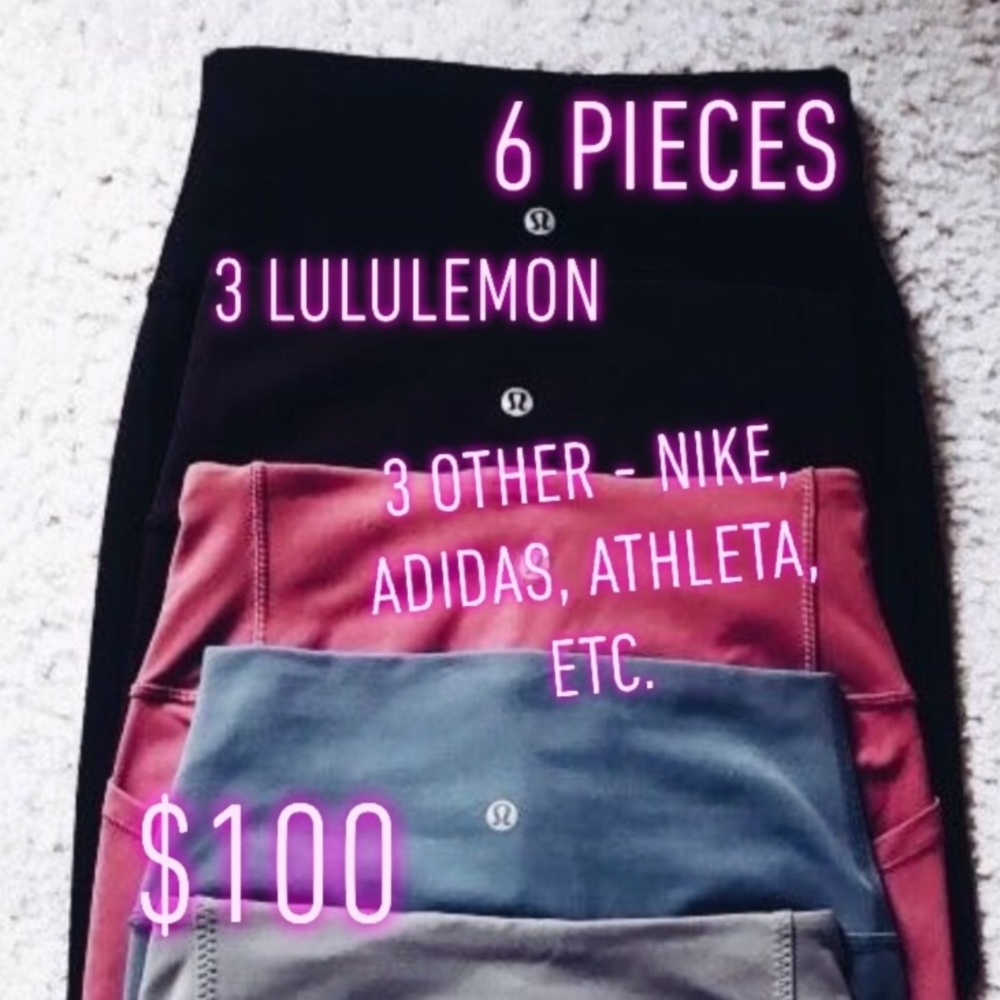 WOMENS LULULEMON MYSTERY BOX 6/$100